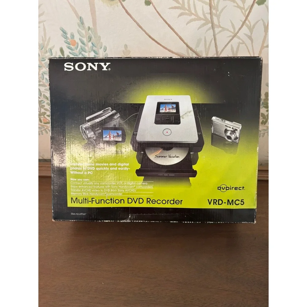 Sony VRD MC5 Multi-Function DVD Recorder Transfer VHS & Camcorder Videos To DVD